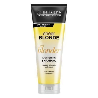 John Frieda Sheer Blonde Go Blonder, Aufhellendes Shampoo, 250ml