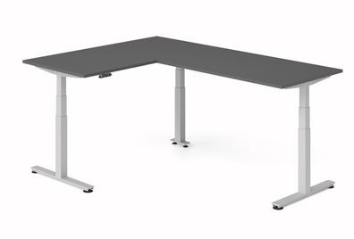 Winkelschreibtisch DSM 160x240 cm elektrisch höhenverstellbar Schreibtisch Bürotisch