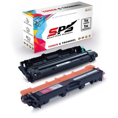 1x TN245 TN246 Toner Magenta + 1x DR241 Drum Unit kompatibel für Brother MFC-9130C