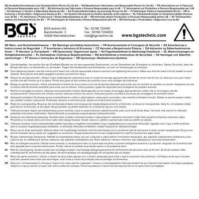 Steckschlüssel-Einsatz tief 12-Kant 12,5 (1/2) - 10 mm ... 24 mm - Auswa