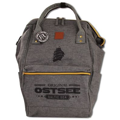 Robin Ruth Rucksack Baumwolle grau ORG101J