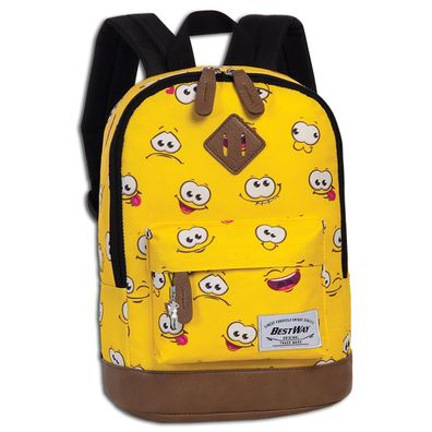 Bestway Kinder Rucksack 29x21x13 gelb Kunstlederboden Campus Polyester ORI100Y