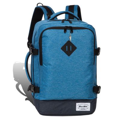 Bestway blauer Tagesrucksack Bordgepäck Businessrucksack unisex ORI103B