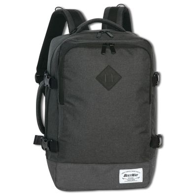 Bestway dunkelgrauer Tagesrucksack Bordgepäck Businessrucksack unisex ORI103S