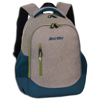 Bestway grauer Tagesrucksack Freizeitrucksack unisex Polyester 30x41x20 ORI106K