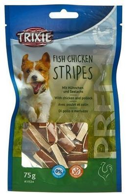 Trixie Hühnchen und Fisch Hundeleckerli, 75g