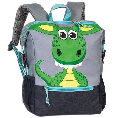 Fabrizio Go Green Kinderrucksack Drache Polyester, recycelt grau ORI220J