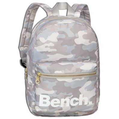 Bench hellgrau, weißer Rucksack Nylon Cityrucksack shoppen Damen ORI304J