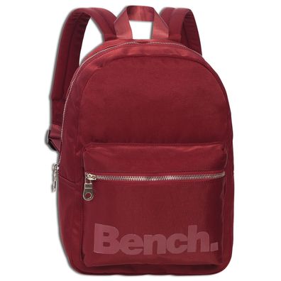 Bench brombeer, roter Rucksack Nylon Cityrucksack shoppen Damen 25x35x12 ORI304R