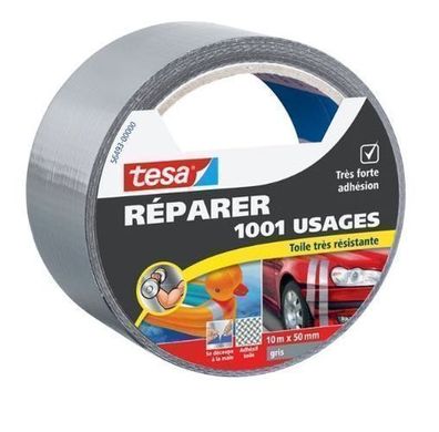 Tesa Reparaturband Grau 10m x 50mm 1 Stück