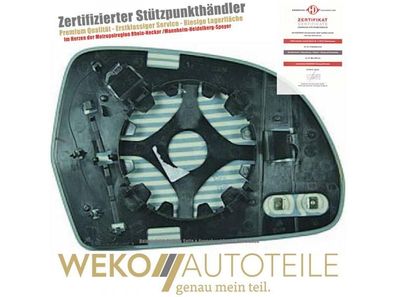 Spiegelglas, Außenspiegel links Diederichs 7831527 für SKODA