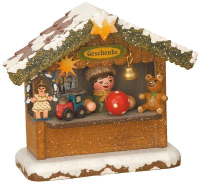 Original Hubrig Volkskunst Winterhaus - Geschenkehäusel Erzgebirge