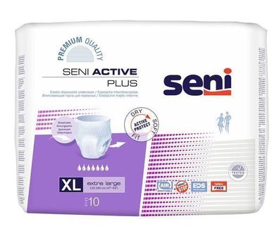 Seni Active Plus Inkontinenzhosen XL 10 Stück