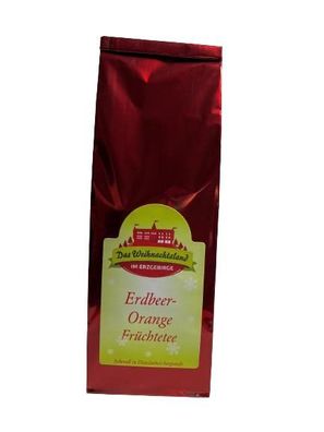 Aromatisierter Früchtetee - Erdbeere-Orange, 100g