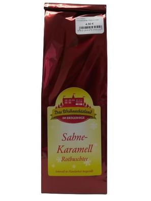 Aromatisierter Rotbuschtee - Sahne-Karamell, 100g