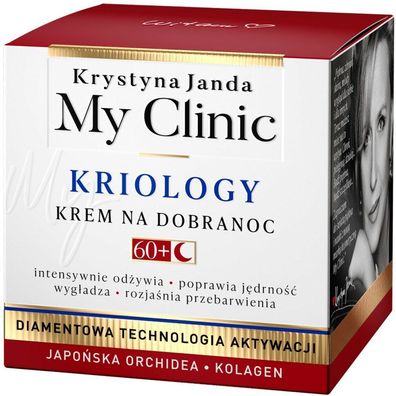 JANDA My Clinic Cryology 60+ Nachtcreme - Japanische Orchidee & Kollagen 50ml