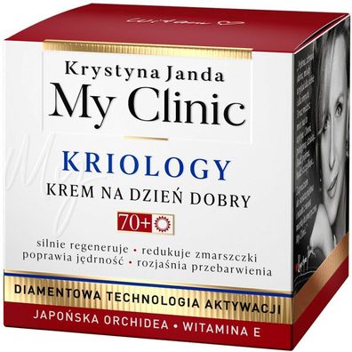 JANDA My Clinic Cryology 70+ Tagescreme - Japanische Orchidee & Vitamin E 50ml