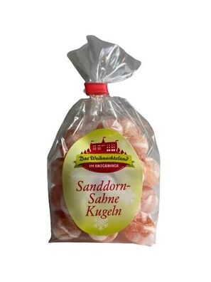 Sanddorn-Sahne Kugeln, 125 g