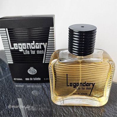 Eau de Toilette, Legendary Life for Men, 100 ml Flakon Art.-Nr. 43131