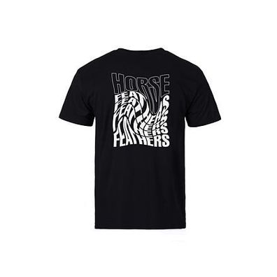 Horsefeathers Distort T-Shirt (Black)