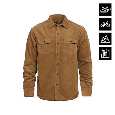 Horsefeathers Dough Shirt (Camel Corduroy)