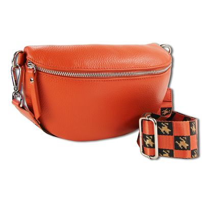 Toscanto Damen Gürteltasche Leder Tasche orange OTTM808GO