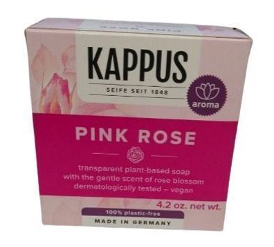 Kappus Pink Rose Seife, 125g Luxuriöse Körperpflege