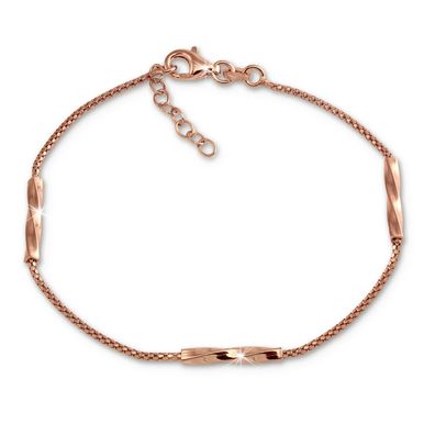 SilberDream 18-21cm Armband Spirale allergenfrei rose Damen Schmuck SDA1168E