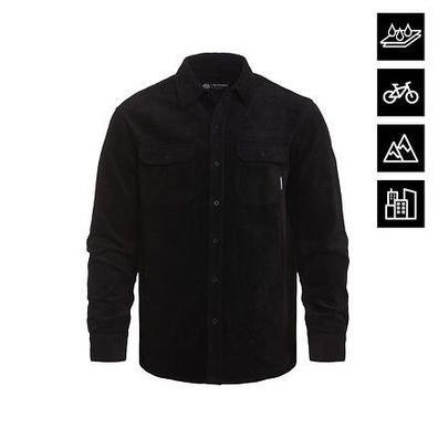 Horsefeathers Dough Shirt (Black Corduroy)