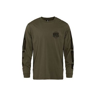 Horsefeathers Tall Typo Ls T-Shirt (Burnt Olive)