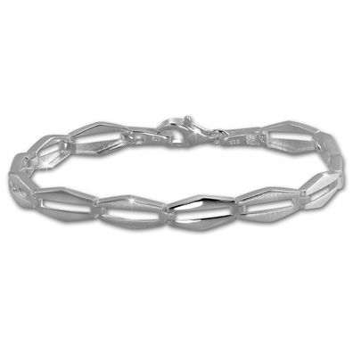 SilberDream Armband Damen Raute 925er Sterling Silber 19,5cm Armschmuck SDA459J