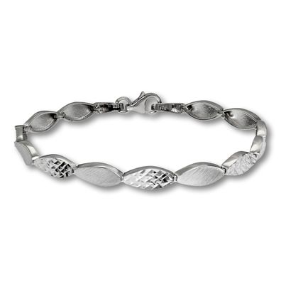 SilberDream Armband Damen Tropfen 925er Silber 19cm silber Schmuck SDA4794O