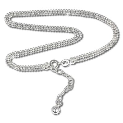 SilberDream 24cm Fußkette Damen silber Kette Kugel Echt Silberschmuck SDF012