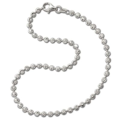 SilberDream Fußkette 925er Silber 25cm Moon Damen Schmuck silber SDF3025J