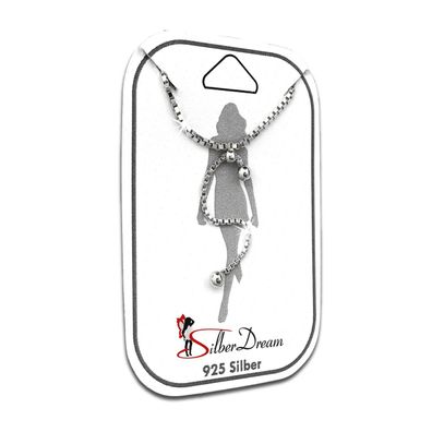 SilberDream Fußkette 925er ECHT SILBER 25cm Dangle Kugeln Damen Schmuck SDF5165J