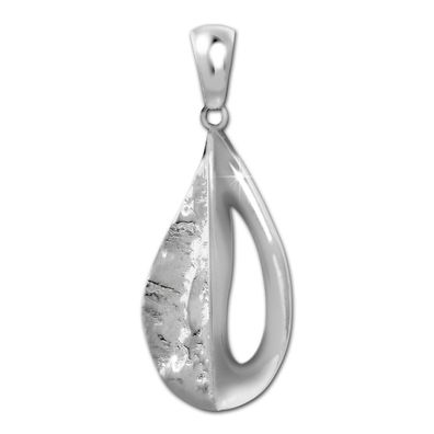 SilberDream Ketten Anhänger Damen Drops 925er Silber Halsschmuck SDH4385O