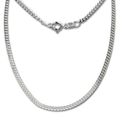 SilberDream Halskette 925 Silber 70cm Panzerkette Schmuck silber SDK20070