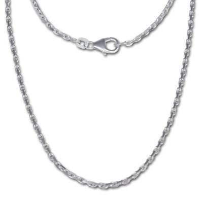 SilberDream Halskette 925 Silber 70cm Ankerkette Damen Schmuck silber SDK20570