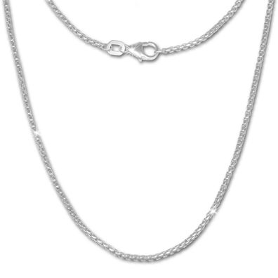 SilberDream Halskette 925 Silber 70cm Veneziakette rund Schmuck silber SDK20770