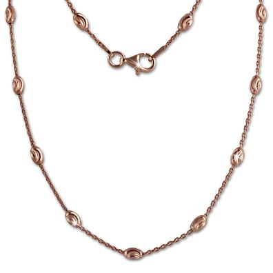 SilberDream Halskette 925 Silber vergoldet 45cm Schmuck silber rose SDK26245E