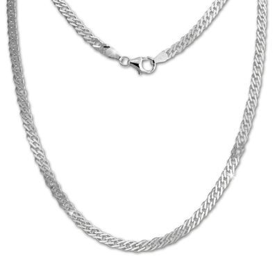 SilberDream Collier 925 Silber 45cm Panzerkette Damen Schmuck silber SDK26745J