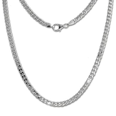 SilberDream Collier 925 Silber 50cm Panzerkette Damen Schmuck silber SDK26950J