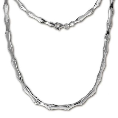 SilberDream 45,5cm Collier Kette Style matt Silber Damen Halsschmuck SDK405