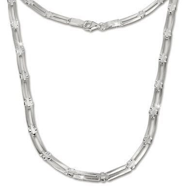 SilberDream 45,5cm Collier Kette Trendy matt Silber Damen Halsschmuck SDK407