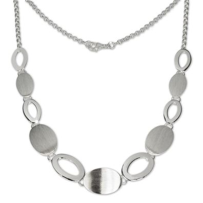 SilberDream 45cm Collier Kette Grazie matt Silber Damen Halsschmuck SDK408