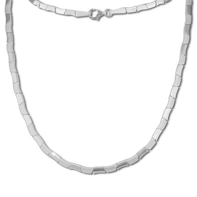 SilberDream 45cm Collier Kette Design matt Silber Damen Halsschmuck SDK427