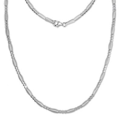 SilberDream 45,5cm Collier Kette Glamour matt Silber Damen Halsschmuck SDK443J