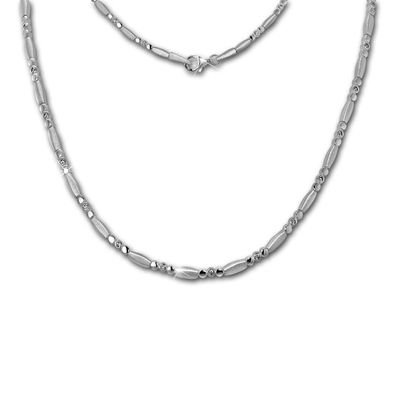 SilberDream Halskette Elegant Damen Schmuck 925er Sterling Silber weiß SDK458W