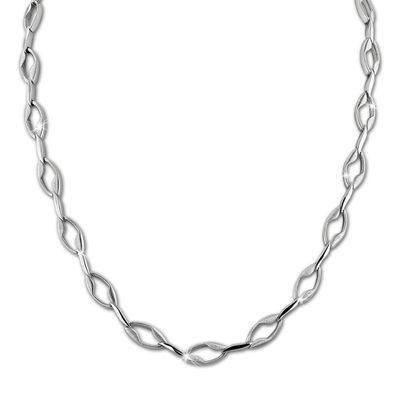 SilberDream Collier Damen 925er Sterling Silber 45cm Ranke Halsschmuck SDK465J