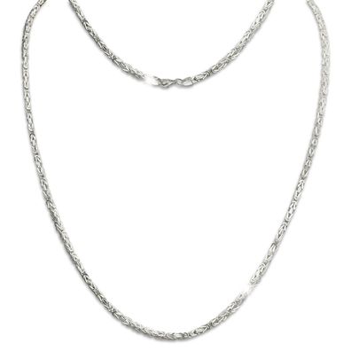 SilberDream Königskette 2mm 925 Sterling Silber Kette Unisex 45cm SDKK0025J